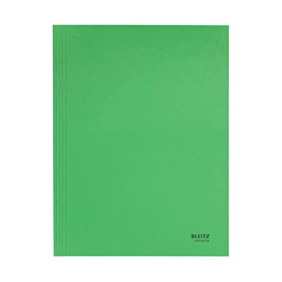 Leitz 3906 Jurismappe Recycle - A4, 250 Blatt, Karton (RC), klimaneutral, grün