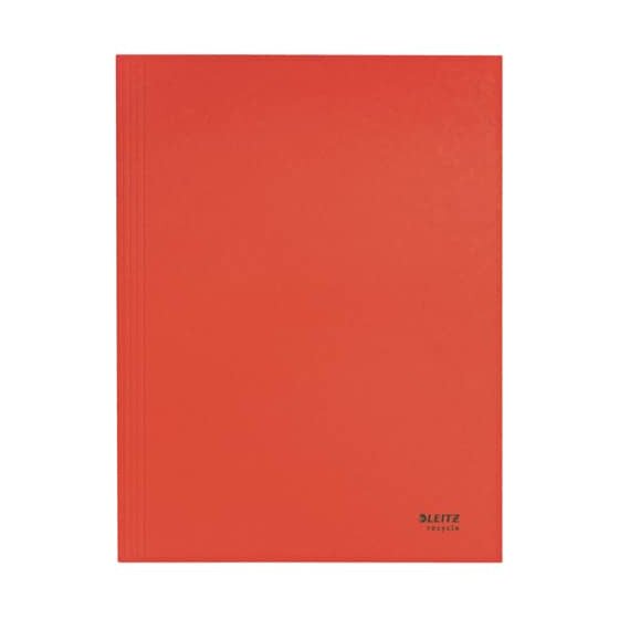 Leitz 3906 Jurismappe Recycle - A4, 250 Blatt, Karton (RC), klimaneutral, rot