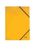 Leitz 3908 Eckspanner Recycle - A4, 250 Blatt, Gummizug, Karton (RC), klimaneutral, gelb