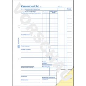 Avery Zweckform® 1743 Kassenbuch Bericht A5 2x40Blatt...