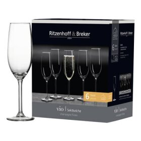 Ritzenhoff & Breker Sektkelch Vio - 210 ml, 6 Stück