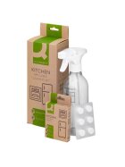 Q-Connect® Küchenreiniger Sprühflasche + 6 Nachfülltabs