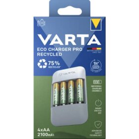 Varta Eco Charger Pro Recycled 4x AA 2100 mAh Box