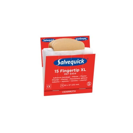 Salvequick® Fingerkuppen-Pflaster XL - 6x 15 Stück, elastisch