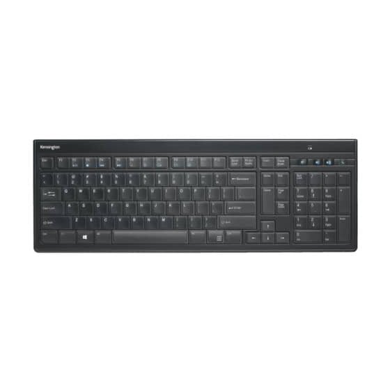 Kensington® Advance Fit™ Slim Wireless Tastatur - flach, schwarz