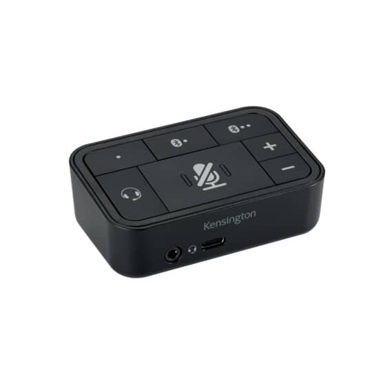 Kensington® niverseller 3-in-1 Pro Audio Headset Switch schwarz