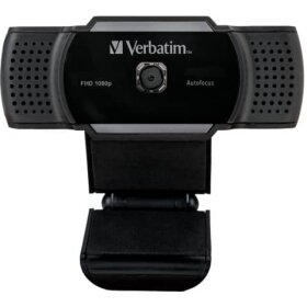Verbatim Webcam AWC-01 - Full HD 1080p, schwarz