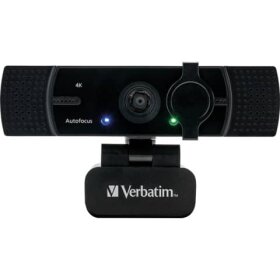 Verbatim Webcam AWC-03 - 4K Ultra HD, schwarz
