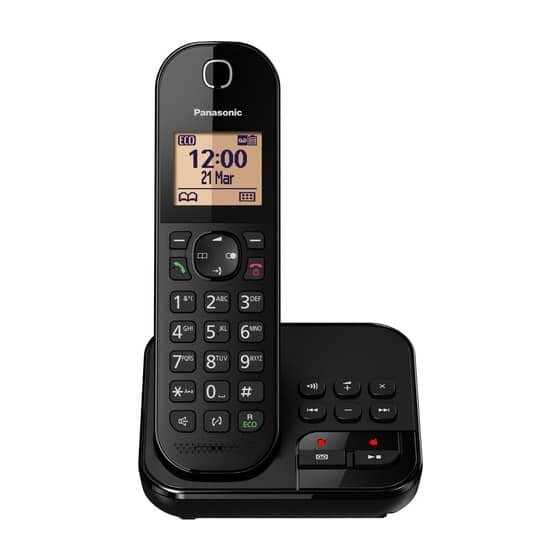 Panasonic Komfort-Telefon KX-TGC420GB - schnurlos, schwarz