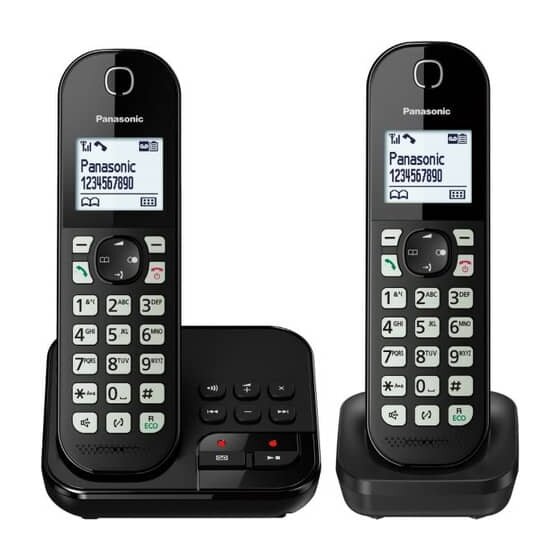 Panasonic Komfort-Telefon KX-TGC462GB - schnurlos, schwarz