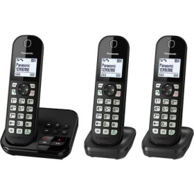 Panasonic Komfort-Telefon KX-TGC463GB - schnurlos, schwarz