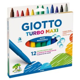 GIOTTO Faserschreiber Turbo Glitter - 10 Farben sortiert