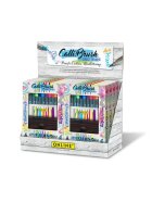 ONLINE® Faserschreiber Calli.Brush Duo - intensiv Farben, 11 Stück sortiert, Bamboo-Etui