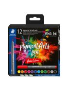 Staedtler® Pinselmaler pigment brush pen 371 - 12 Farben sortiert