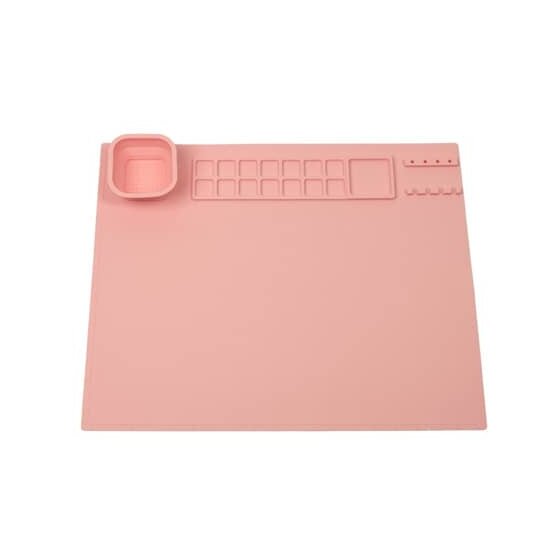 WEDO® Malmatte Set - 50,5 x 40,3 cm, Silikon, rosa