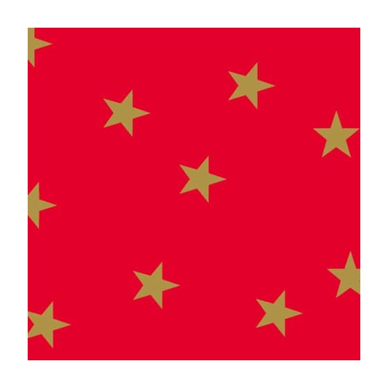 Folia Fotokarton "goldene Sterne" - 50x70cm, rot