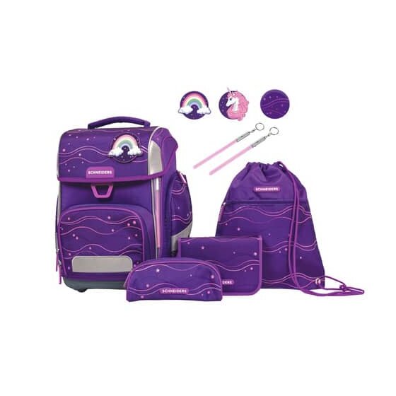 Schneiders Schultaschenset Ergolite - 9tlg. Purple Dream purple