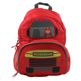DONAU Kinderrucksack Feuerwehr 3D Motiv - 22 x 32 x 11 cm