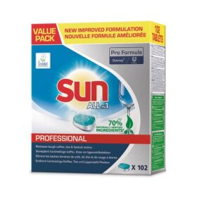Diversey Sun Professional All-in-1 Extra Power Tabs - 102...