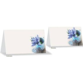 Komma³ Tischkarte - 8 Stück, Blumen