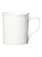 Ritzenhoff & Breker Kaffeebecher Simple - 400ml, Porzellan, weiß, 6 Stück