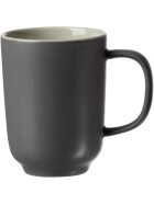 Ritzenhoff & Breker Kaffeebecher Jasper - 285 ml, Keramik, grau, 6 Stück