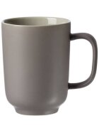 Ritzenhoff & Breker Kaffeebecher Jasper - 285 ml, Keramik, taupe, 6 Stück