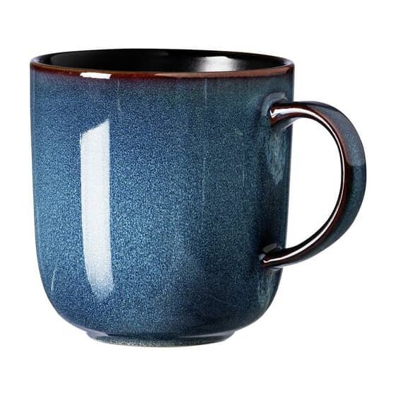 Ritzenhoff & Breker Kaffeebecher bali - 400 ml, Keramik, blau, 6 Stück