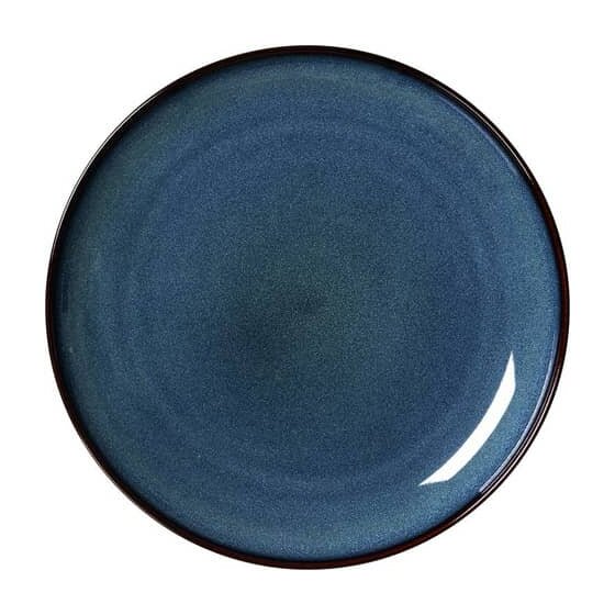 Ritzenhoff & Breker Frühstücksteller bali - Ø 20,5 cm, Keramik, blau, 6 Stück