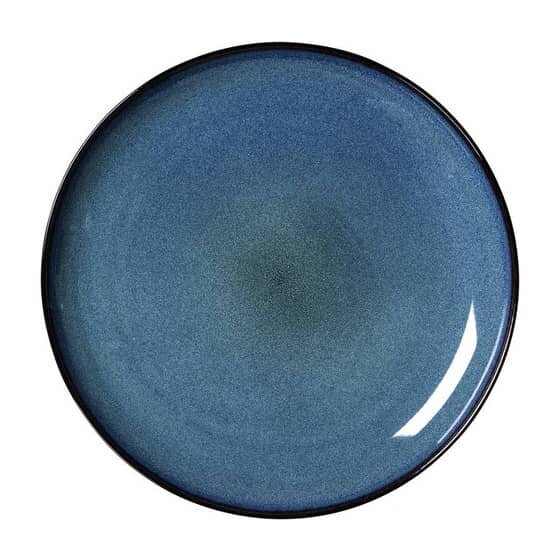 Ritzenhoff & Breker Speiseteller bali - Ø 27,5 cm, Keramik, blau, 6 Stück