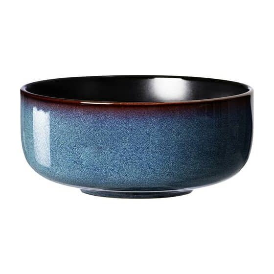 Ritzenhoff & Breker Schale bali - Ø 14,5 cm, Keramik, blau, 6 Stück