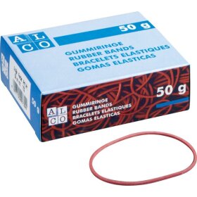 Gummiringe Durchmesser 40mm, rot, 50 g