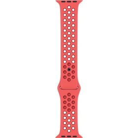 Nike Sportarmband für Watch 41 mm, bright crimson/gym red, 131 - 200 mm Umfang, Fluorelastomer