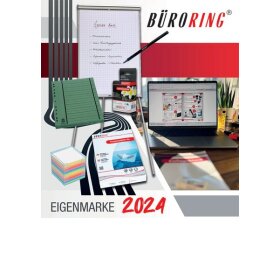 Themenprospekt BÜRORING Eigenmarke 2024, 68 Seiten, DIN A4, rund 1.000 Artikel