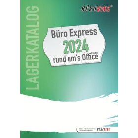 Katalog Lagersortiment 2024 ca. DIN A4, Titel 4 "Preisschild grün-blau"