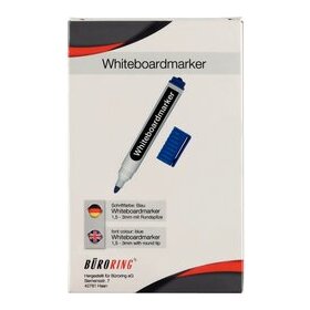 Whiteboardmarker, blau, Rundspitze, Strichstärke 1,5-3 mm, non-permanent