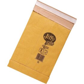 Jiffy-Papierpolstertaschen Größe 1, braun, 165 x 280 mm