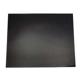 Schreibunterlage, schwarz, 65 x 52 cm, mit angeschweißter Vollsichtplatte