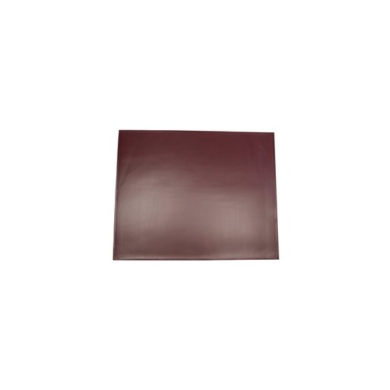 Schreibunterlage, rot, 65 x 52 cm, mit angeschweißter Vollsichtplatte