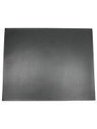 Schreibunterlage, grau, 65 x 52 cm, mit angeschweißter Vollsichtplatte
