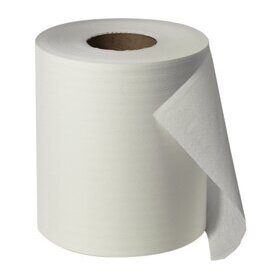 Handtuchpapier, weiß, 2-lagig, Rollen-/Blattbreite 20 cm, 140 m (ca. 650 Blatt) für BÜRORING Handtuchrollenspender