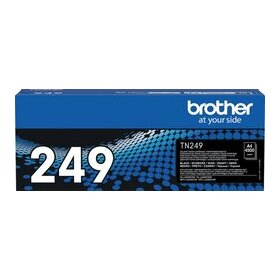 Toner TN249BK, für Brother Drucker, ca. 4.500 Seiten, schwarz