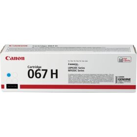 Toner Cartridge 067 H, für Canon Drucker, High Capacity, ca. 2.300 Seiten, cyan