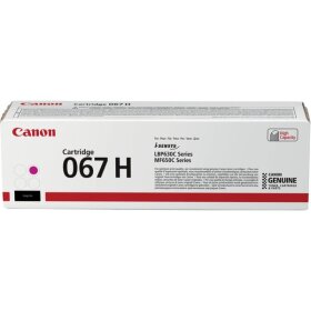 Toner Cartridge 067 H, für Canon Drucker, High Capacity,  ca. 2.300 Seiten, magenta