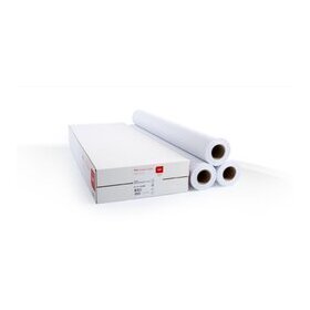 Inkjet Standard Papier, 50 m x 610 mm, 90g/qm, IJM021, 1 Karton = 3 Rollen, weiß