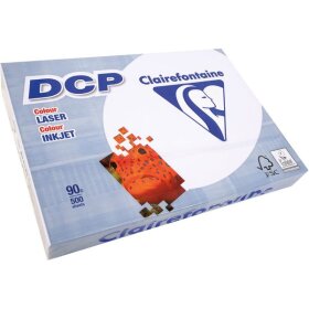 DCP Kopierpapier, DIN A3, 90g/qm, für Vollfarbdrucke, satiniert, Weißegrad: 170 CIE, weiß, Packung à 500 Blatt