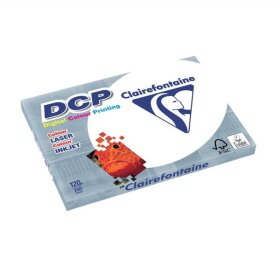 DCP Kopierpapier, DIN A3, 120g/qm, für Vollfarbdrucke, satiniert, Weißegrad: 170 CIE, weiß, Packung à 250 Blatt