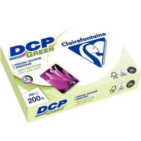 DCP Green Kopierpapier, DIN A4, 200g/qm, weiß, Weißegrad: 135 CIE, Packung à 250 Blatt