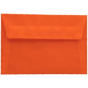 Briefumschlag Pollen, DIN C6, ohne Fenster, haftklebend, clementine, 120g/qm, 20 Stück