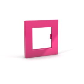 Mega Magnete XL, Square, pink, 75x75mm, incl. Fotohalterung